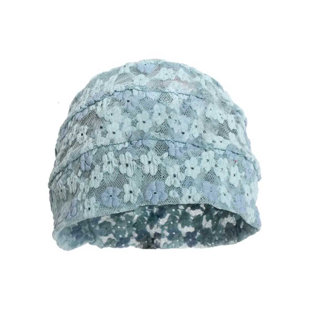 Sweet Flower Lace Plover Hat Hollow Mesh Beanies Hat Pi Big Sunscreen Spring and Summer G250910
