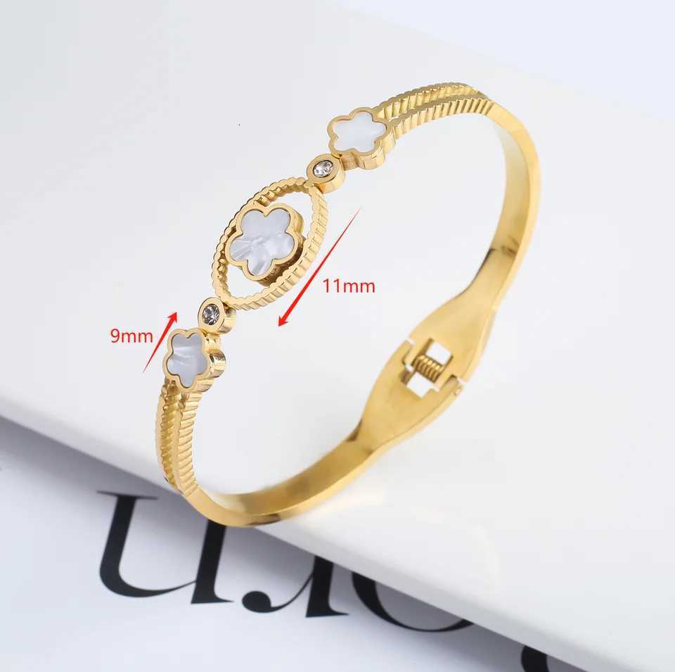 High Quality Hot Selling Plum Bloss Plant Five Flower Adjustable Bracelet Accories For Wens Luxury Jewelry S250912