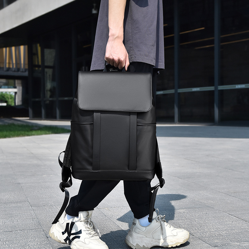 New Men S Backpack Business Fashion Travel Luxury Bag Lightweight Designer Free Shipping Bag Large Capacity High End Feel Men S Bag Student Bag