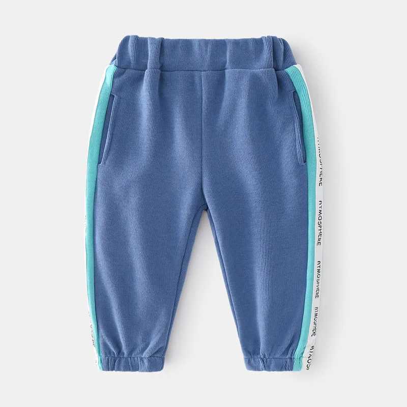 2025 Autumn Children Letter Pattern Sports Set Boys Round Neck Pullover Long Pants Twopiece Suit Kids Casual Sweatshirts C250912