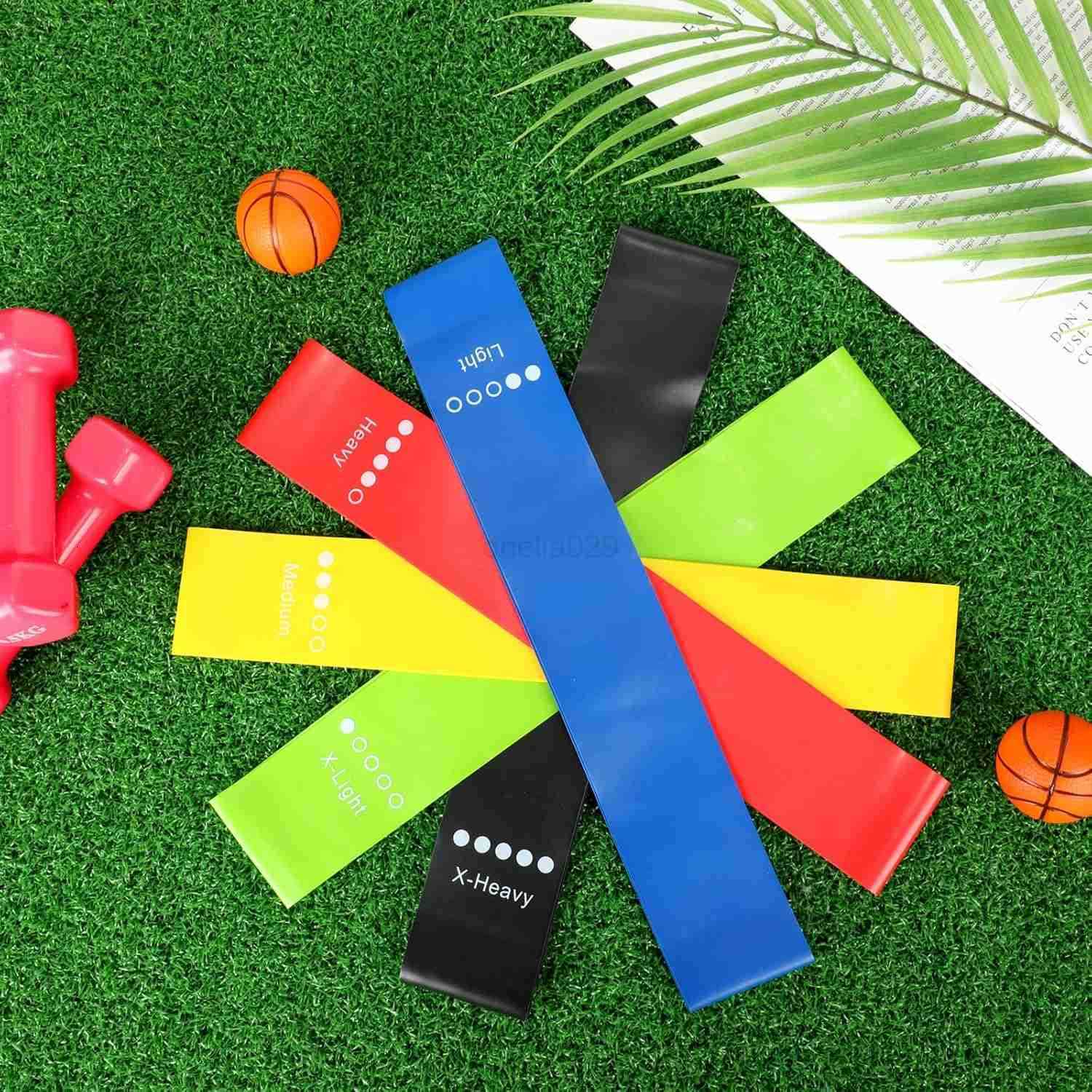 20 Pcs Resistance Bands for Women Men 10115 Lbs 5 Different Resistance Levels Loop Exercise Bands for Leg Working Gym W250912