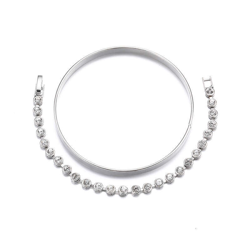 Alloy Fashionable Bracelet for Women Smooth Imitation Gold Jewelry