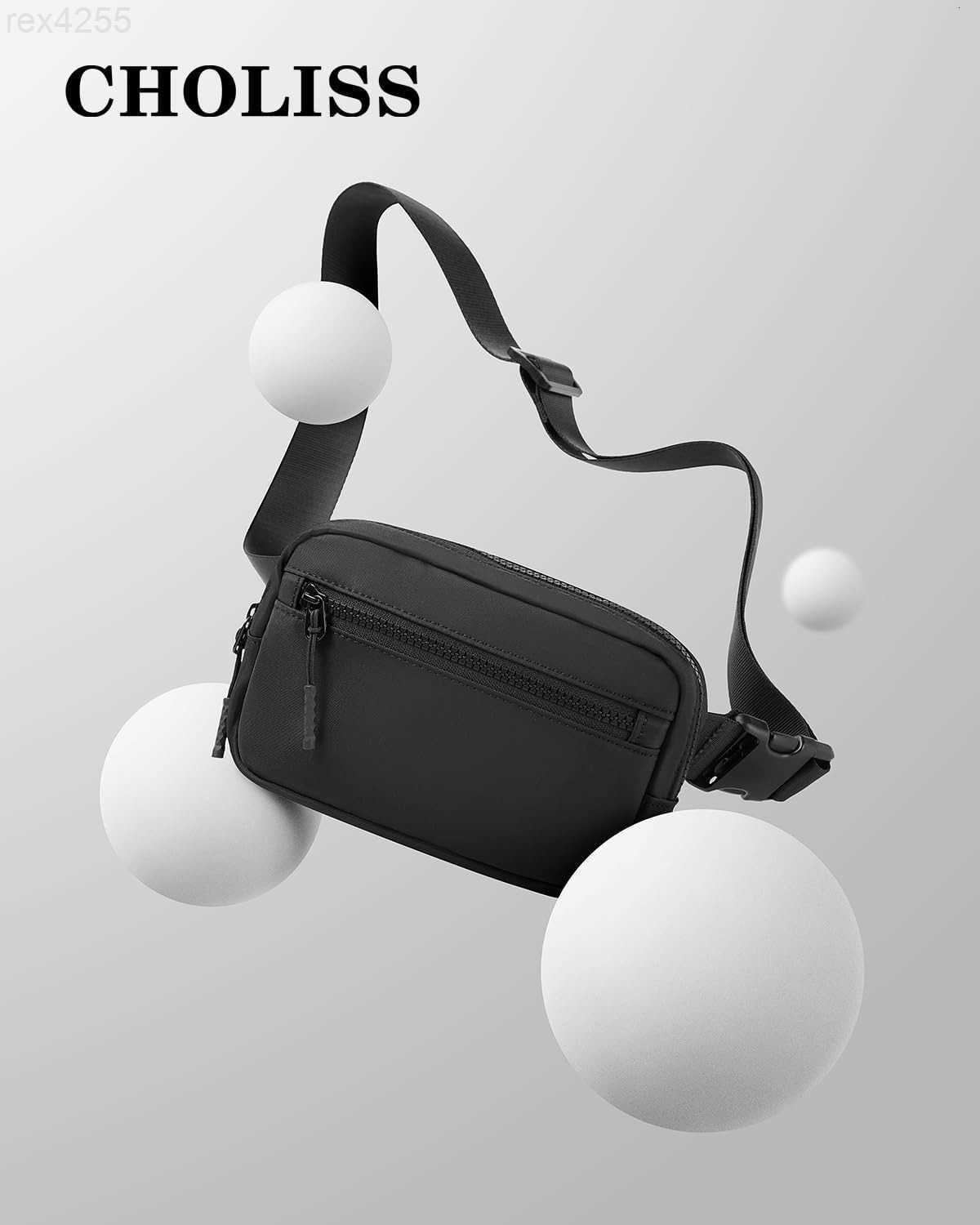 Small Sling Bag for Women and Men Crossbody Bags Trendy Fanny Packs Chest Bag with Extended StrapW250912