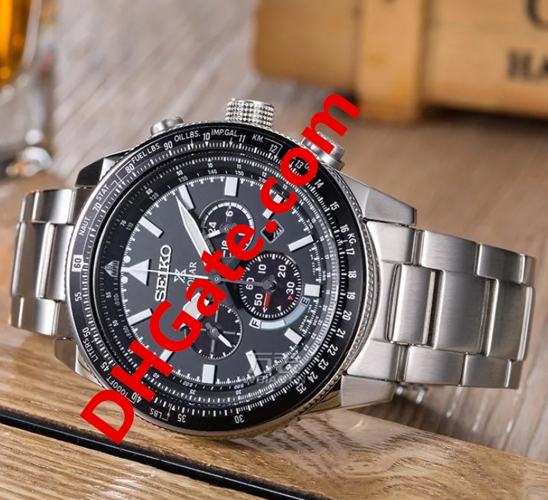 PRESAGE Designer Wristwatches 2025 Fashion Watch For Men Chronograph Prospex Series SSC607J1 Quartz Movement High Quality Luminous Dial Hands Clock Gifts AAA