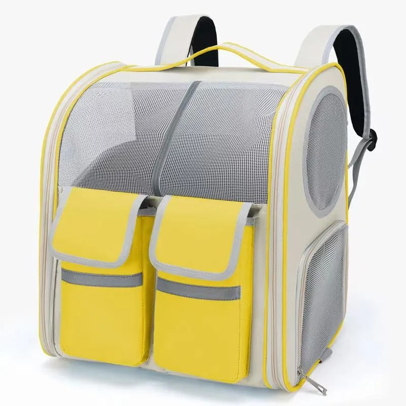 Pet backpack suitcase for delivery, cat outdoor travel suitcase Pet Box multi-purpose dog luggage, wholesale