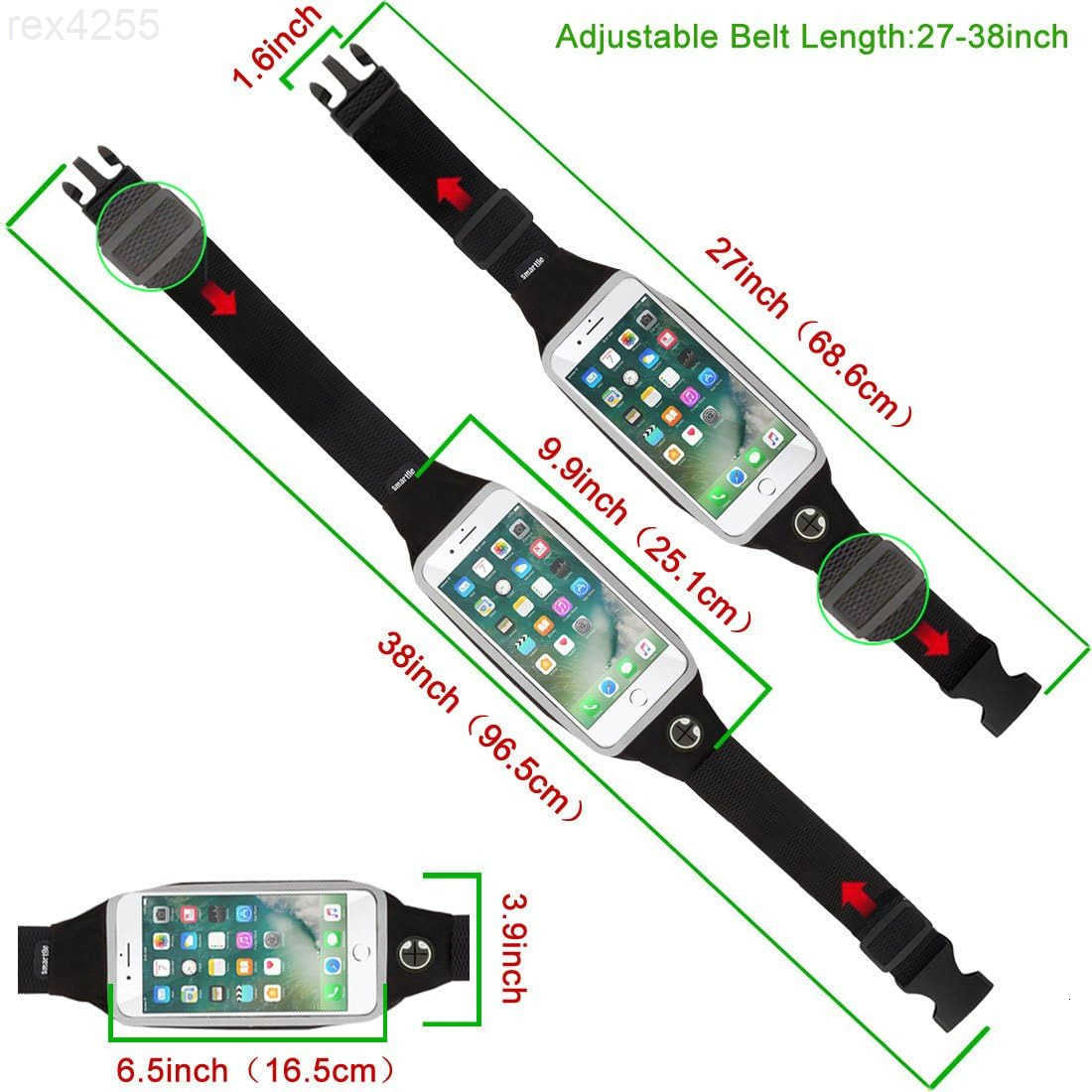 Fanny Pack Running Belt Waist Phone HolderBag Women Men for iPhone 15 14 13 12 11 pro MaxXs MaxXRX876s Plus 6SE for Galaxy SANote Gym Workout Fitness 