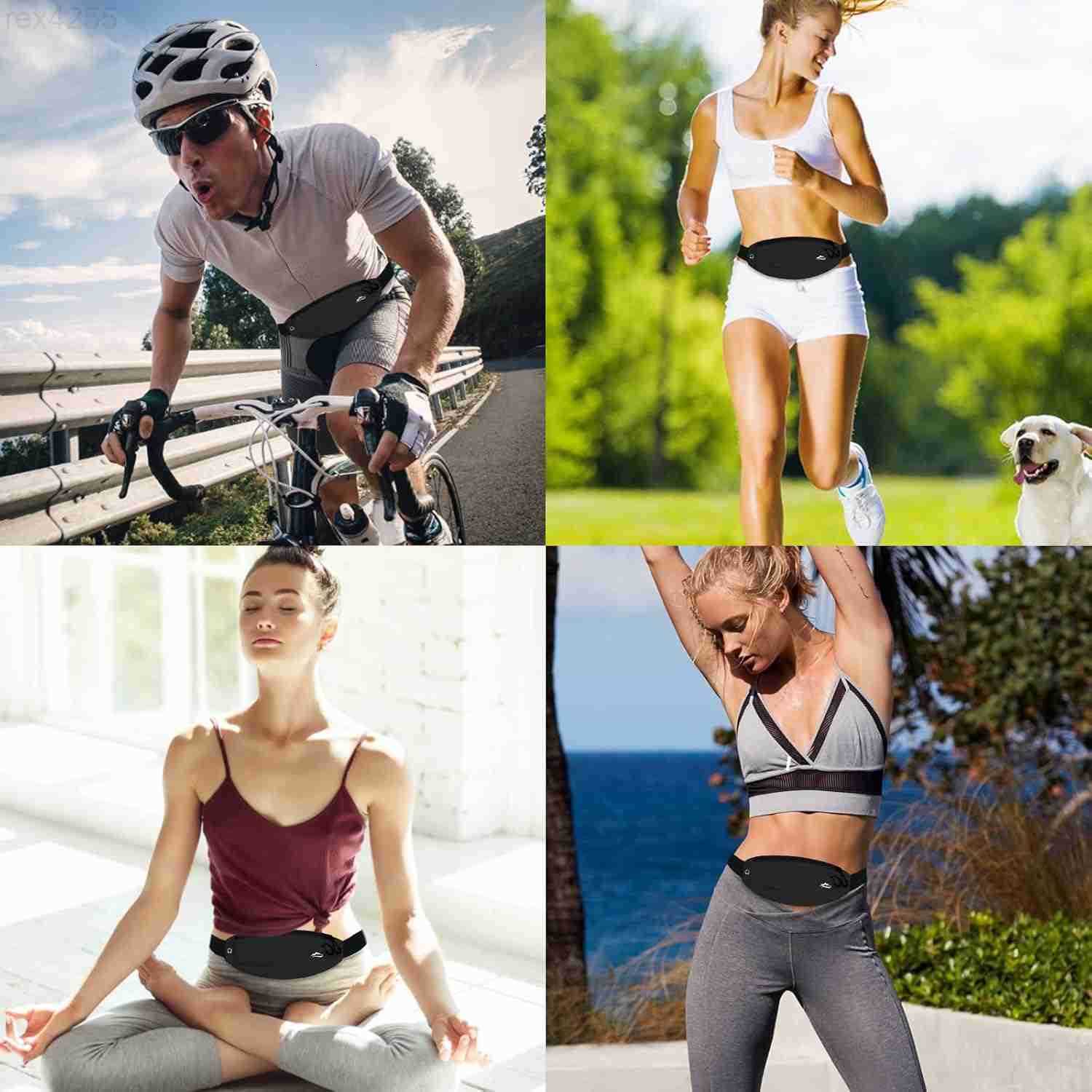 Fanny Pack Whole Bag Reflective Running belt for Women MenSweatproof Phone Holder Workout Running Waist PackblackW250912