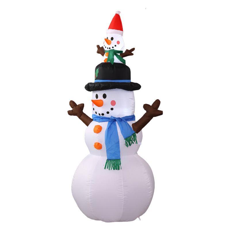 Hot Sale Factory Direct 1.5m/5FT Inflatable Christmas snowman Supplies for Courtyard Decoration party outdoor yard garden Lawn toys and decoration