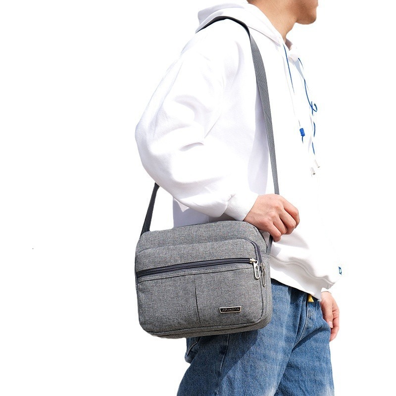 New Men S Casual Bag Business Bag Oxford Cloth Luxury Bag Single Shoulder Bag Multi Compartment Business Designer Bag Wallet Crossbody Free Shipping C