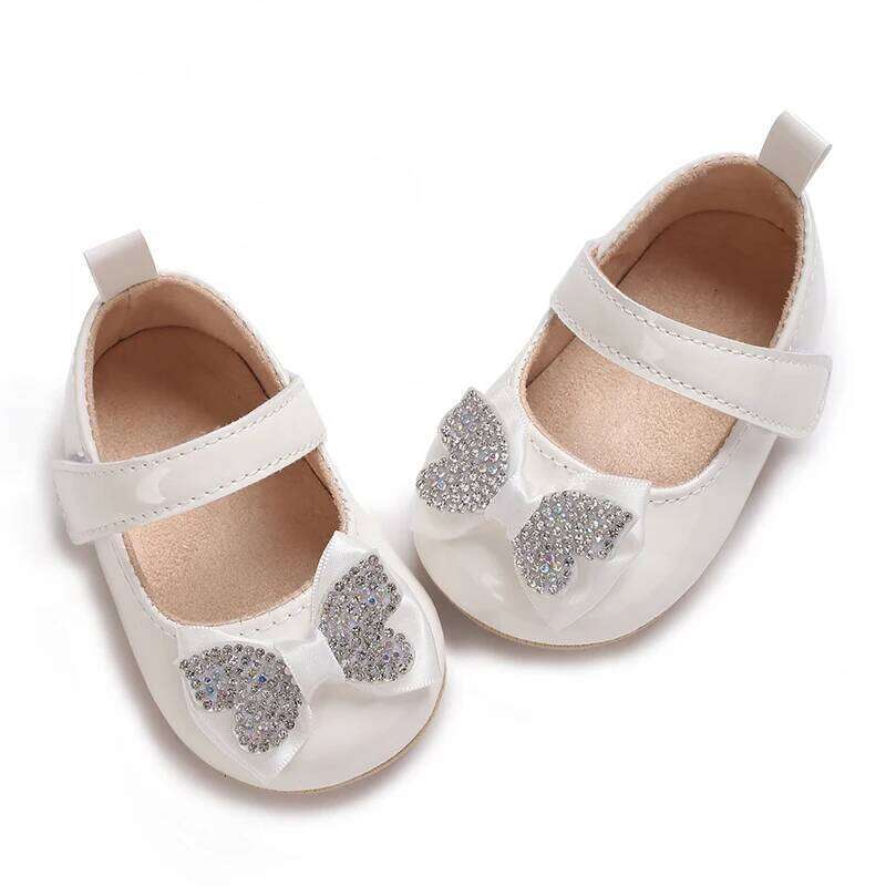 "Baby's First Walkers Soft Leather Crib Shoes for Newborn Toddler Girls Non-Slip Sole | Breathable & Comfortable"