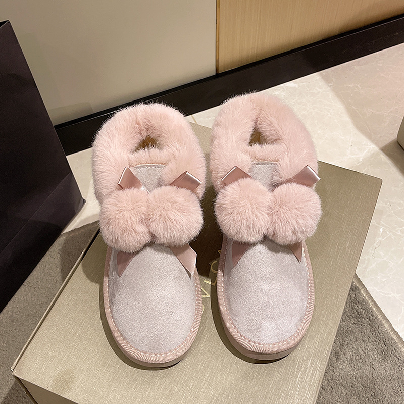 Designer free shipping Boots Snow boots womens cotton shoes with thick fleece warm short boots Baita womens shoes