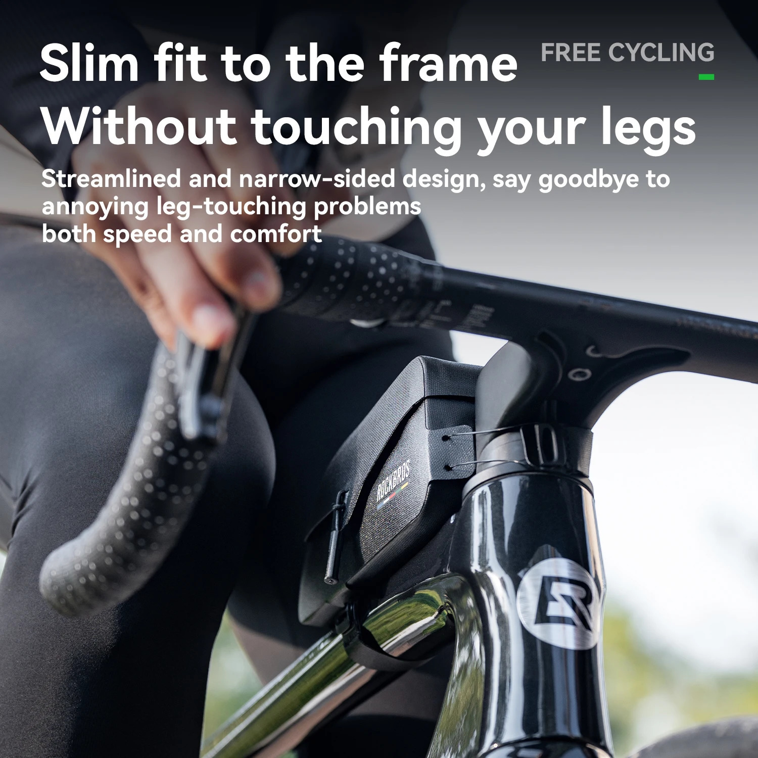 ROCKBROS ROAD TO SKY Magnetic Bicycle Bags Lid Top Tube Bag Waterproof Suction Front Mobile Phone 250911