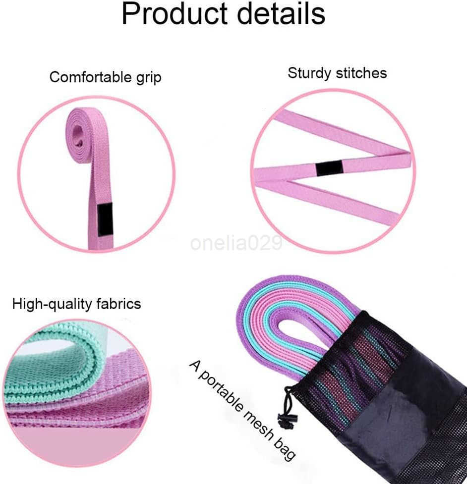 Resistance Bands Set 3 PCS Sturdy Fabric Stretch Exercise Bands Women Men Full Body Elastic Resistance Bands Pull Up Assistance Workout Bands Set for 