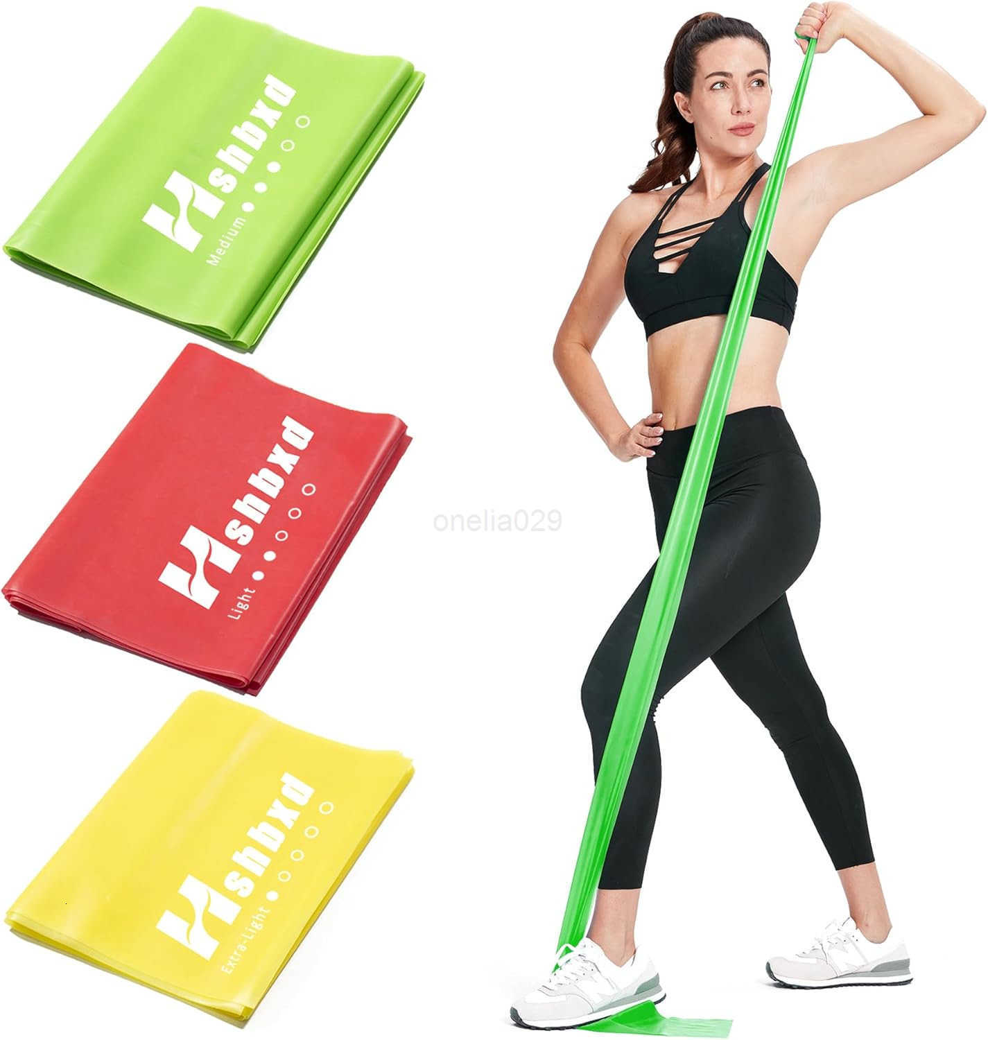 Resistance Bands Set LatexFree Exercise Bands for Working Out Professional Physical Therapy Bands Elastic Bands for Stretching Suitable for Rehab Yoga