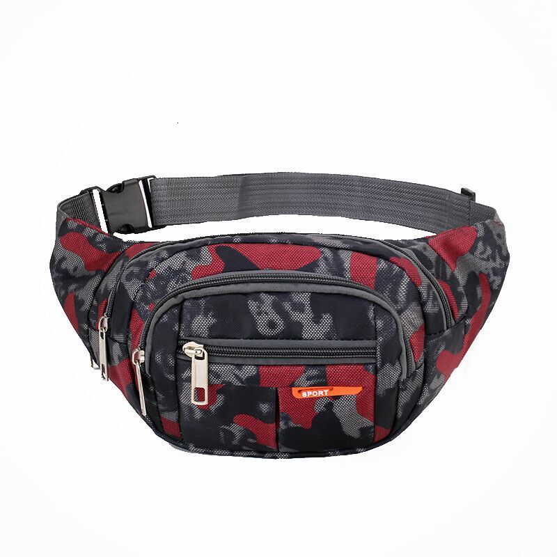 Free Shipping Camouflage Waist Bag For Luxury Bag Men And Women Waterproof Outdoor Designer Bag Trendy Sports Multi Functional Hiking Chest Bag Cyclin