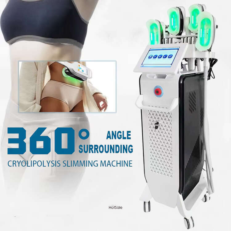 9 In 1 Cryo Fat Freezing 360 Cryolipolysis Vacuum Cavitation Fat Dissolving Non-Invasive Body Slimming Radiofrequency Skin Beauty Instr