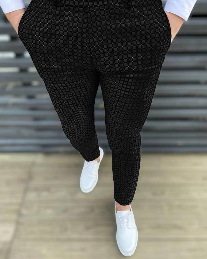 New pantalones hombre Men pants Clothing Tight Skinny trousers Designer Fashion plus size pants