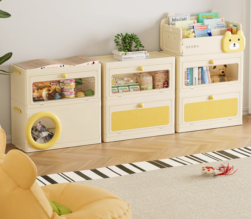 Ergonomic Cat Nap Pod: Multi-functional Pet Home w/Scratch Surface