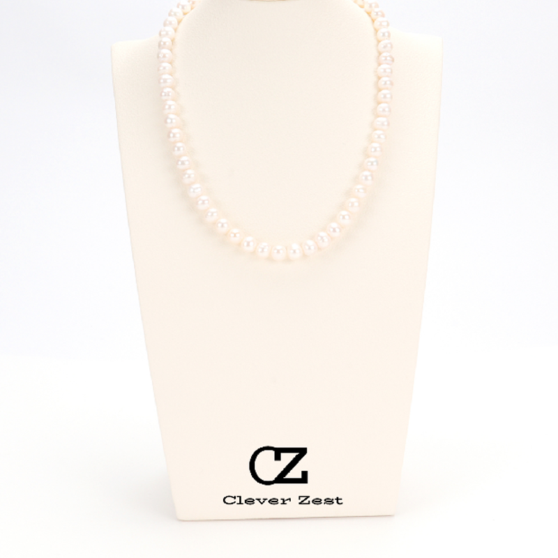 Natural Freshwater Baroque Pearl Necklace Sterling Silver Freshwater Pearl Necklace Stylish and Versatile Vintage Anniversary Gift Best Friend Gift