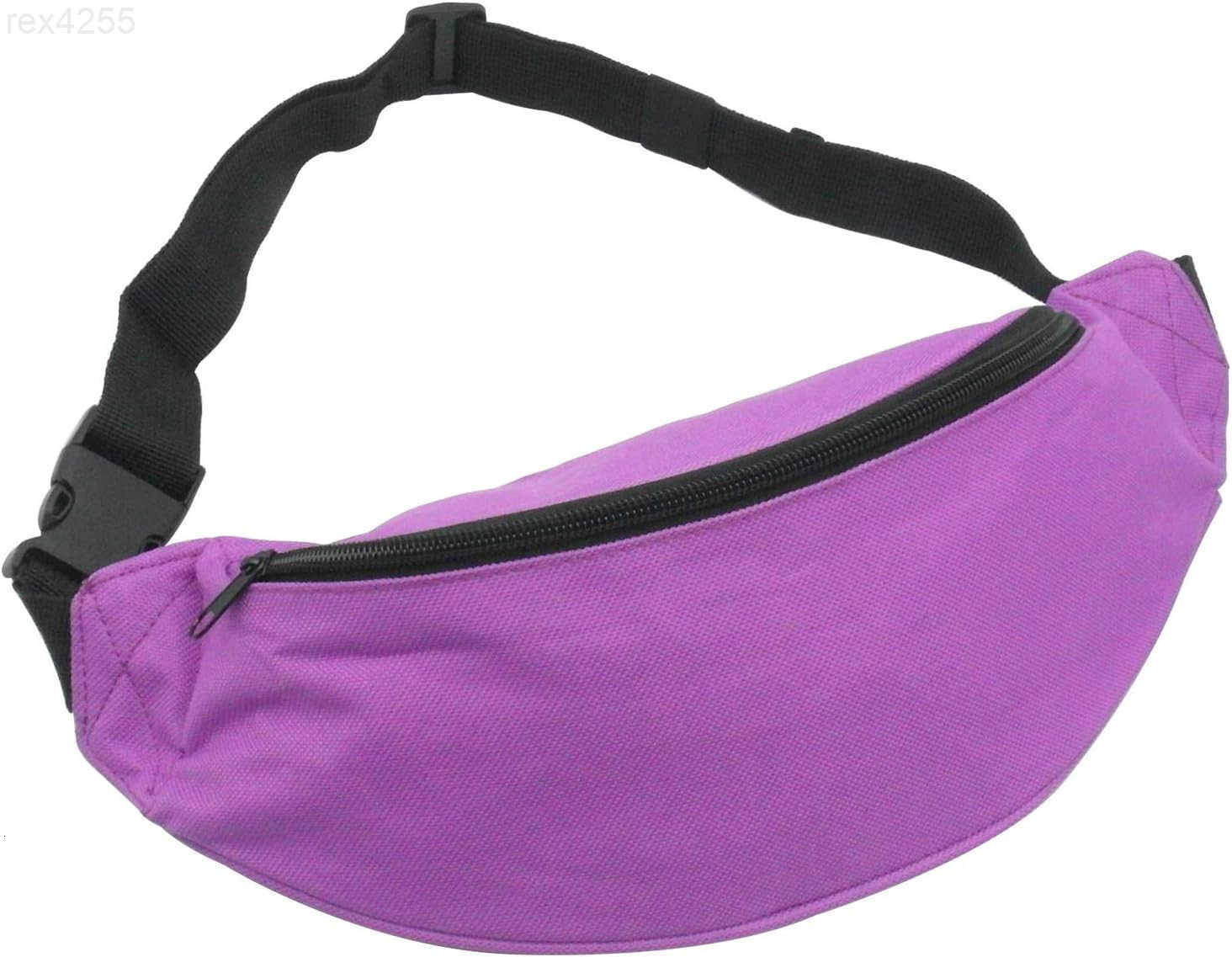 Unisex Fanny Pack for Women Men Fashion Sporty Multipurpose 2Zipper Waist Belt Bag Fanny Pack Waist Bag Adjustable Strap for Sport Hiking Traveling Pa