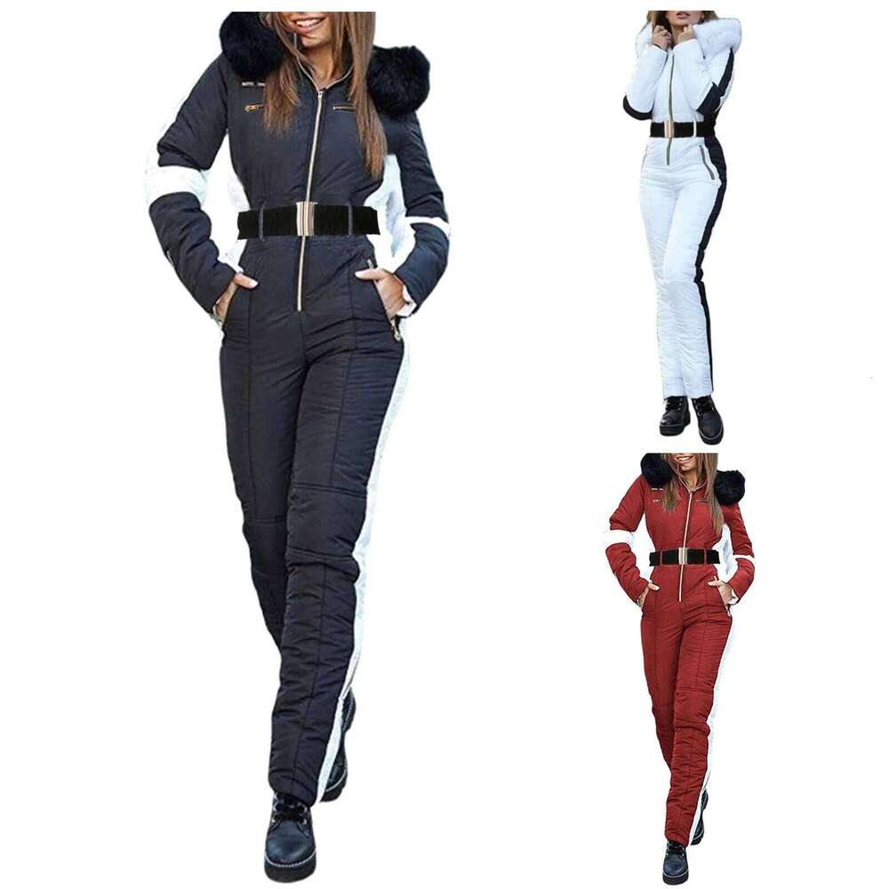 Jackets Parkas 2024 Women's Winter Jumpsuit ' With Removable Outdoor Sports Soft