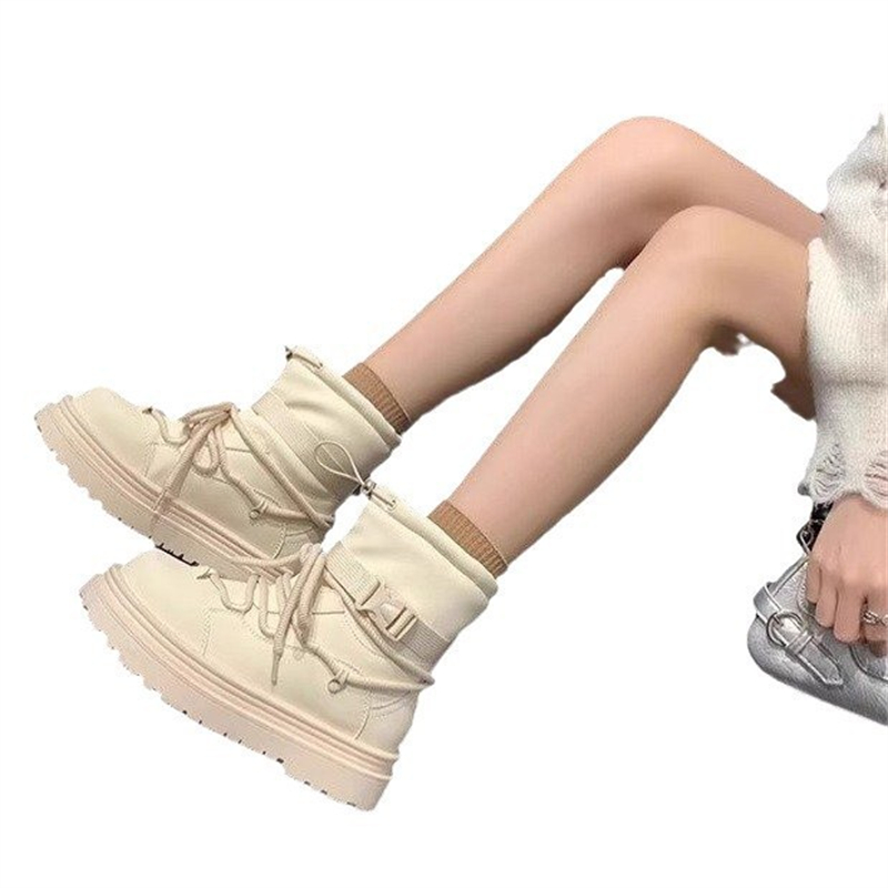 Free shipping designer Boots Thick soled snow boots for women in winter with plush thick cotton shoes waterproof anti slip Martin boots