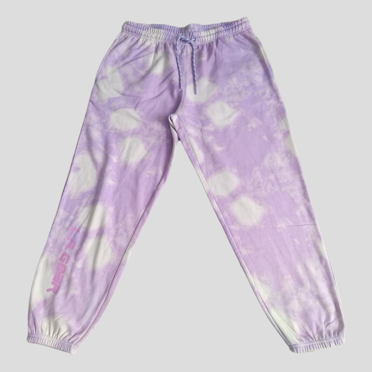 High-Quality Fashionable Tie-Dye Effect All-Over Print Women's Fleece Pants