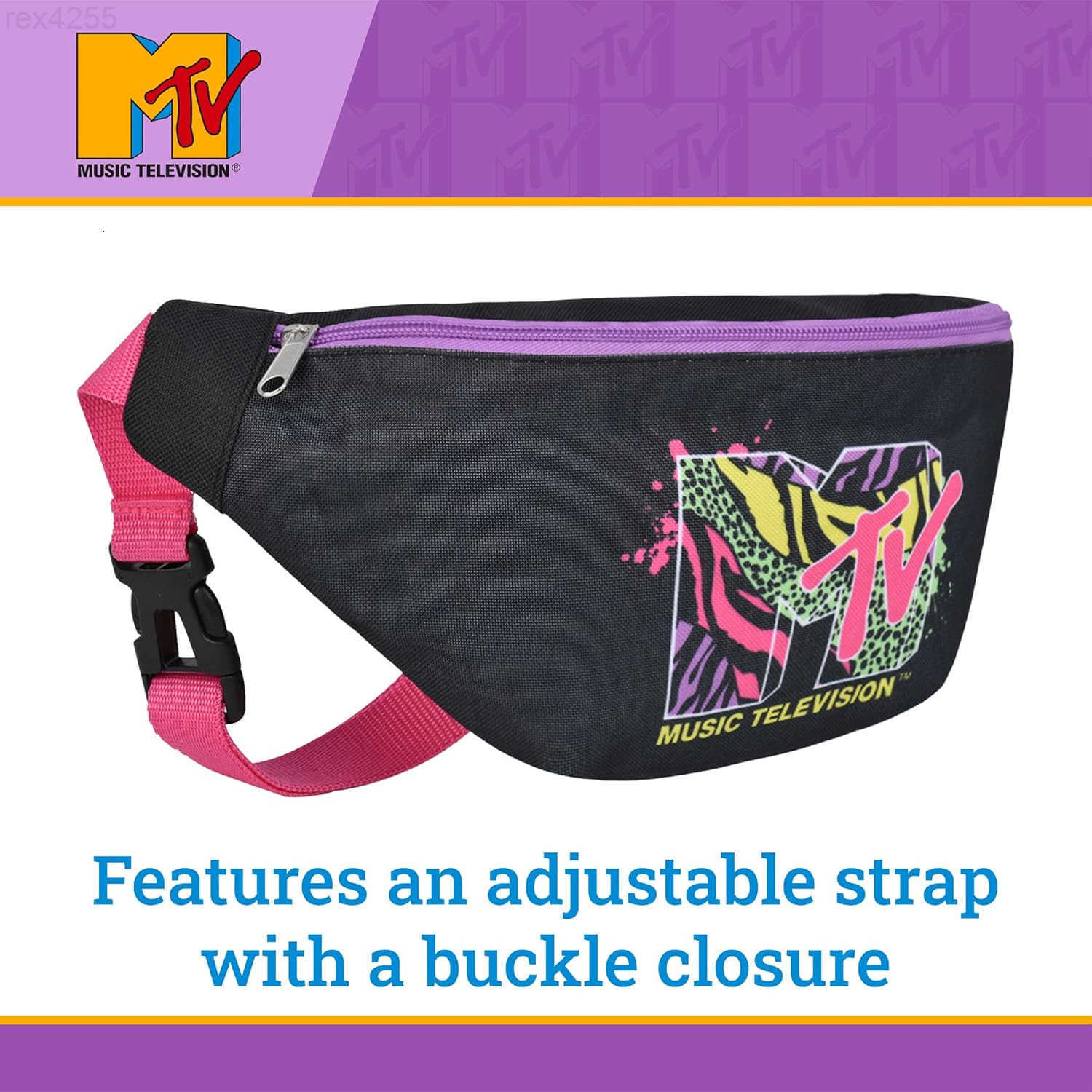 One MTV Fanny Pack Waist Crossbody Men and Women Belt BagW250912