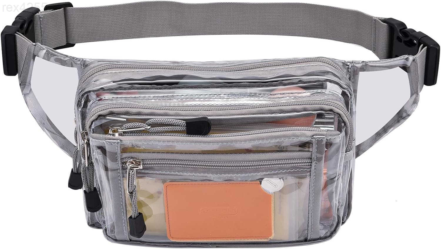 Clear Bag Stadium Approved Large Clear Fanny Pack for Women for WorkMultipurpose Waist Bag for Travel Sporting EventW250912