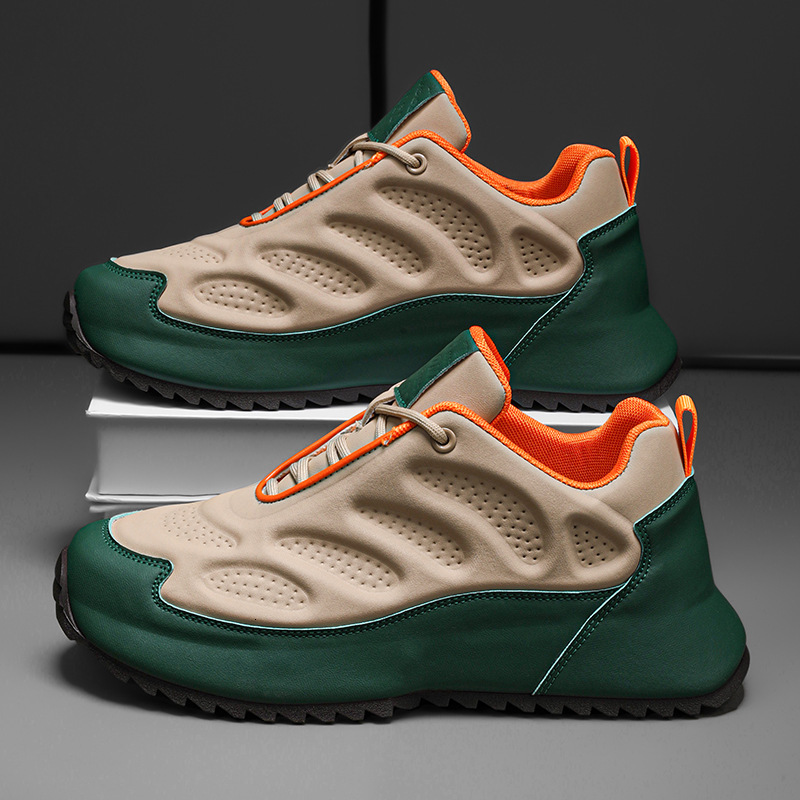 TOP Designer Plus Size Men's Trendy Sports Casual Versatile Lightweight Dad Shoes Leather Comfortable Running Shoes f5