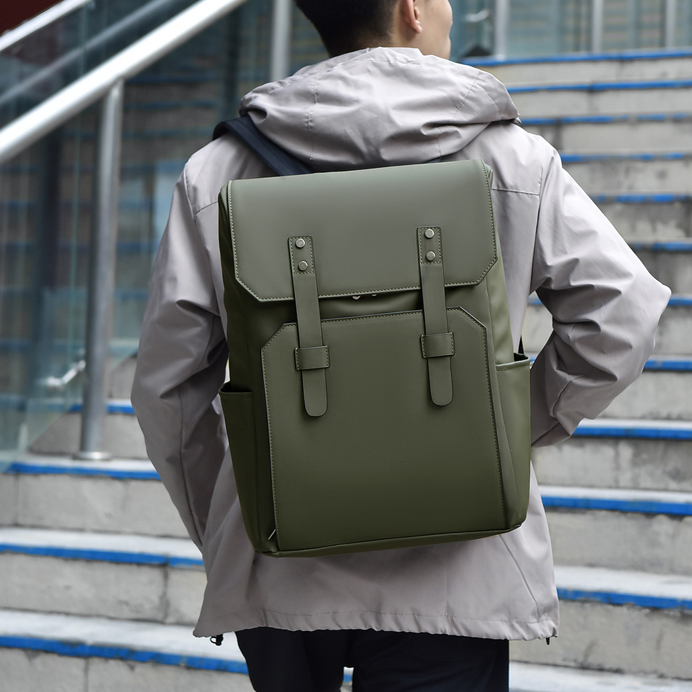 Luxury Bag Backpack For Men Free Shipping Large Capacity Designer Bag Flip Cover Casual Travel Backpack Fashionable Business Laptop Backpack For Colle