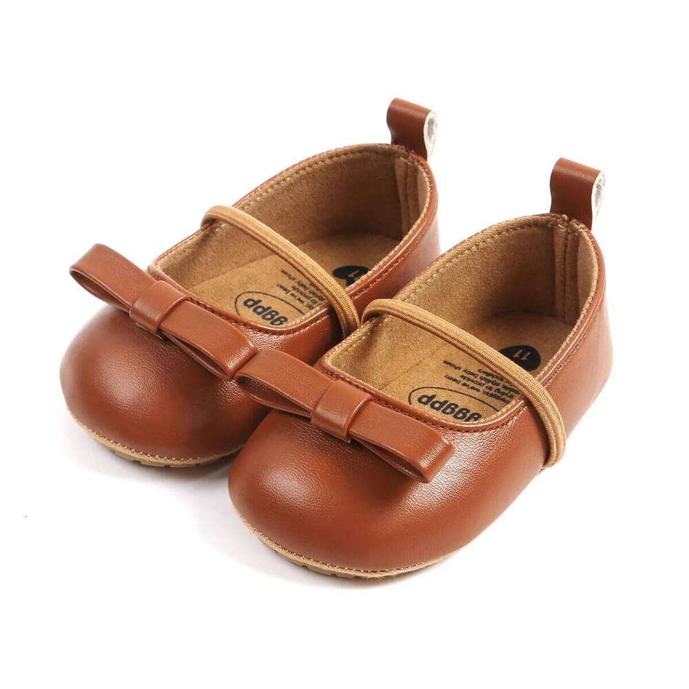 Baby Girl New Autumn Bowknot Rubber Soft Sole Non-Slip Toddler Shoes
