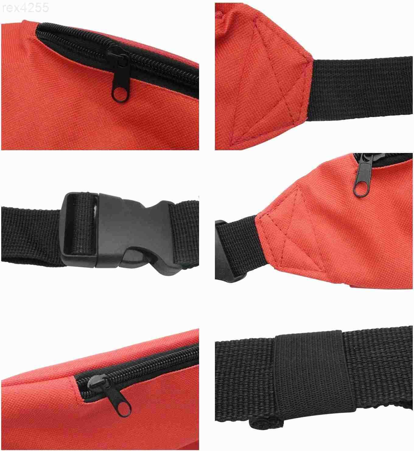 Unisex Fanny Pack for Women Men Fashion Sporty Multipurpose 2Zipper Waist Belt Bag Fanny Pack Waist Bag Adjustable Strap for Sport Hiking Traveling Pa