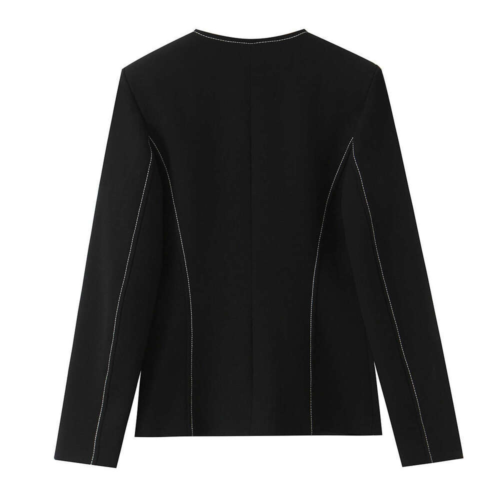 DHEssentials Z Style 2025 New Fashion Women's Trim Stitching Blazer 8667555 Skirt Pants 1165223