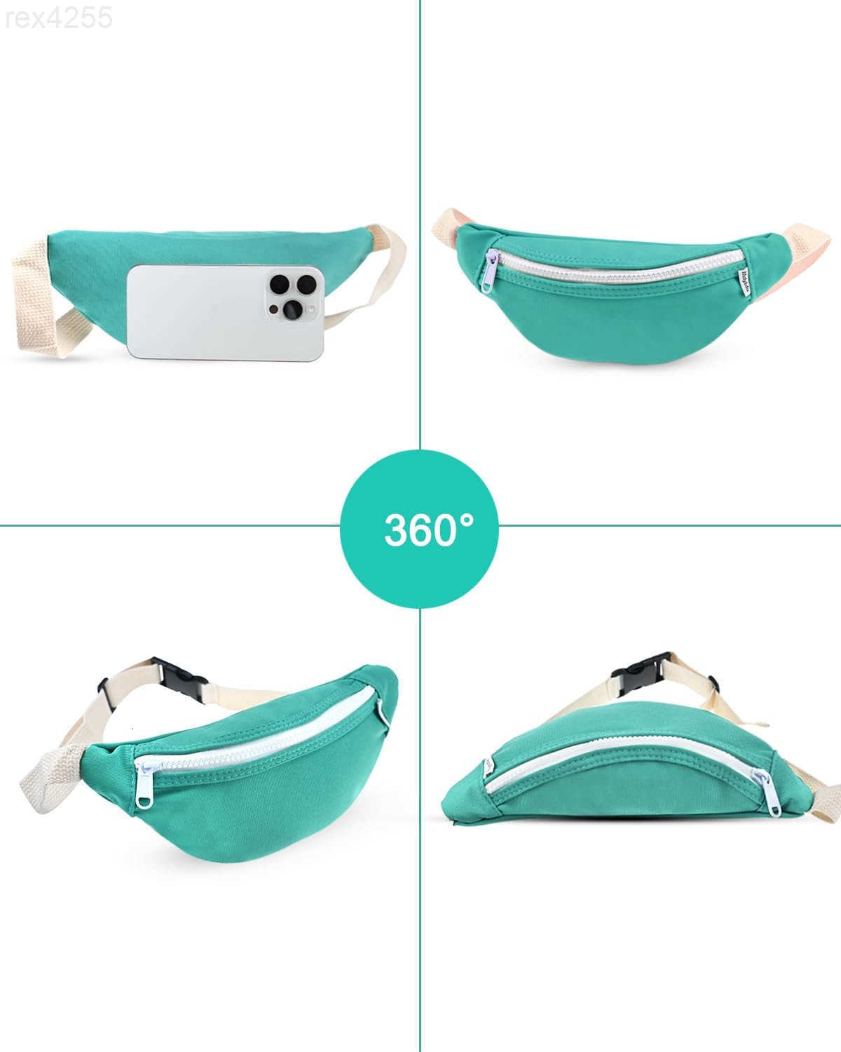 Fanny Pack for Kids Small Waist Bags for Boys and Girls Fashionable Waist Pack Crossbody Belt Bag with Adjustable Strap Lightweight Chest Bag for Spor