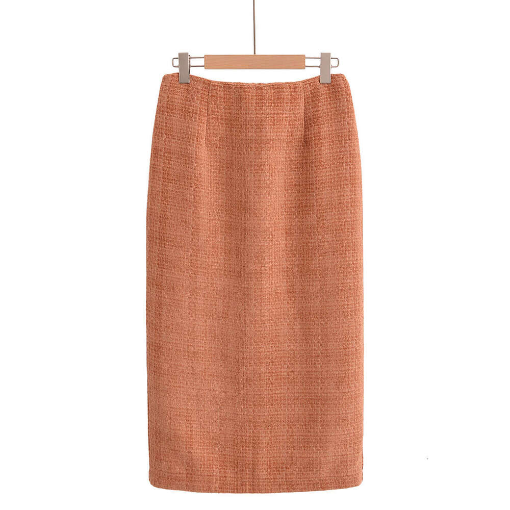 DHEssentials 2025 Autumn New French Style Fashion Waist-Cinching Blazer + Elegant Straight-Leg Skirt