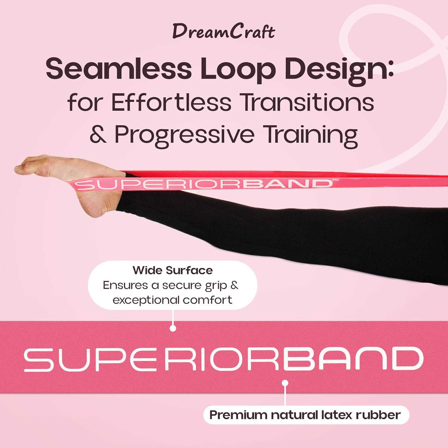 Ballet Stretch Bands for Exercise Dancer Stretching Bands Gymnastics Stretch Bands Ballet Bands for Stretching Long Resistance Bands Foot Stretcher Ba
