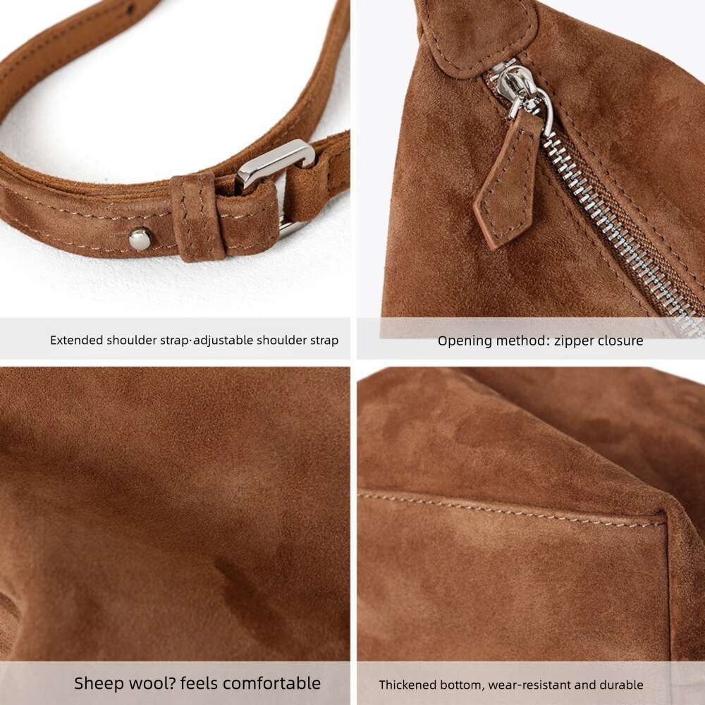 Luxury bag New Hot Selling Women s Genuine Leather Underarm Light High End Feel Sheepskin Tote Large Capacity Shoulder Bag