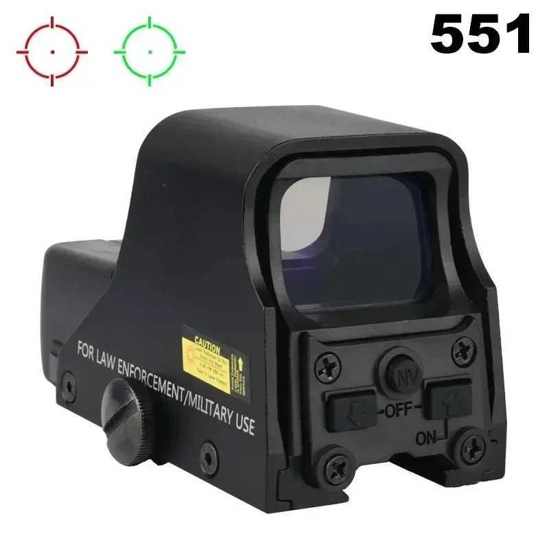 553 558 551 Collimator Tactical Red Dot Sight Holographic Reflex Collimator Scope for Airsoft Hunting Rifles C250912