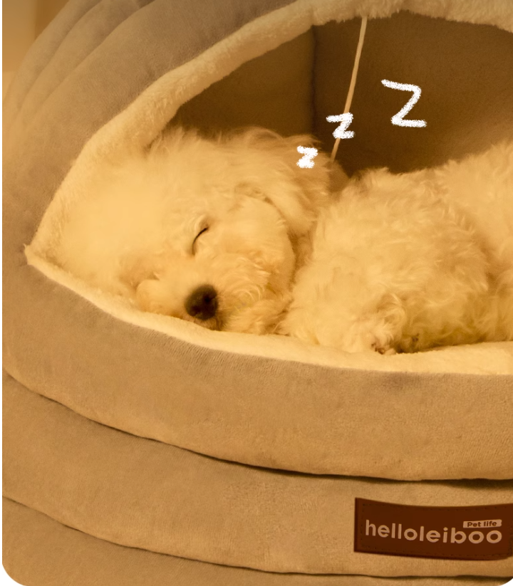 Winter Warming Small Dog Sleeping Bag: Portable, Machine Washable