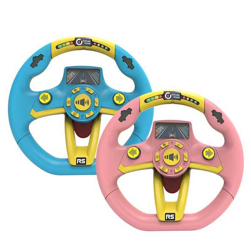 Electric Simulation Steering Wheel Toy With Light And Sound Educational Children CoPilot ChildrenS Car Toy Vocal Toy Gift C250913