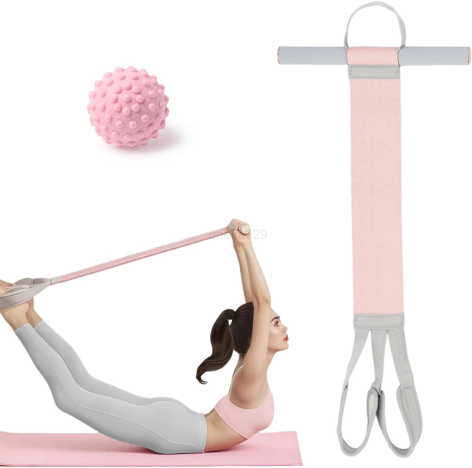 Resistance Bands with HandlesYoga Pedal Workout BandsMultifunction Pull Up Bands Situp Workout Equipment Home Gym for ArmAbdomenWaistLeg Stretching Sl