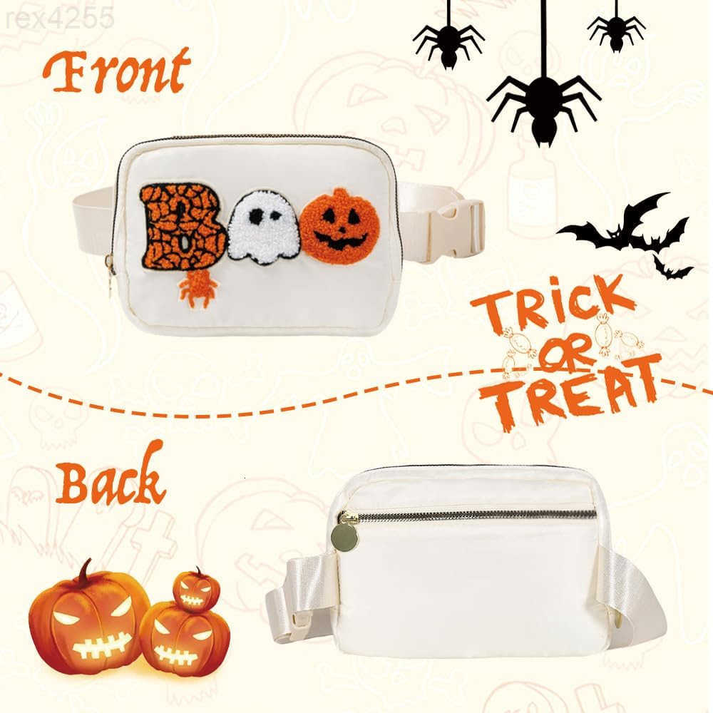 Basket Stuffers for TeensHalloween Crossbody Bag Halloween Spooky Pumpkin Purse for Kids Cute Halloween Fanny Packs Halloween Gifts for Girls WomenW25