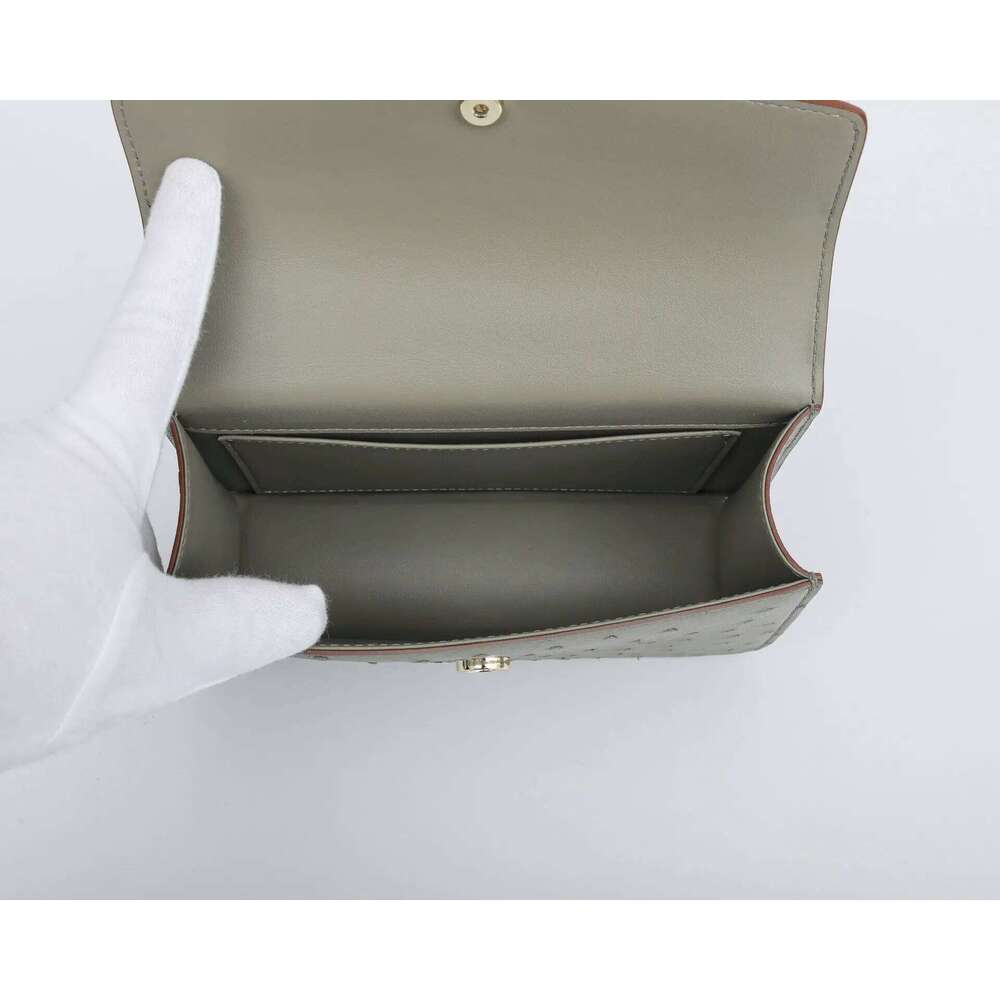 2025 New Fashion Ostrich Women's Handbag Genuine Leather Lady Shoulder Leisure Crossbody Bag For Women 45