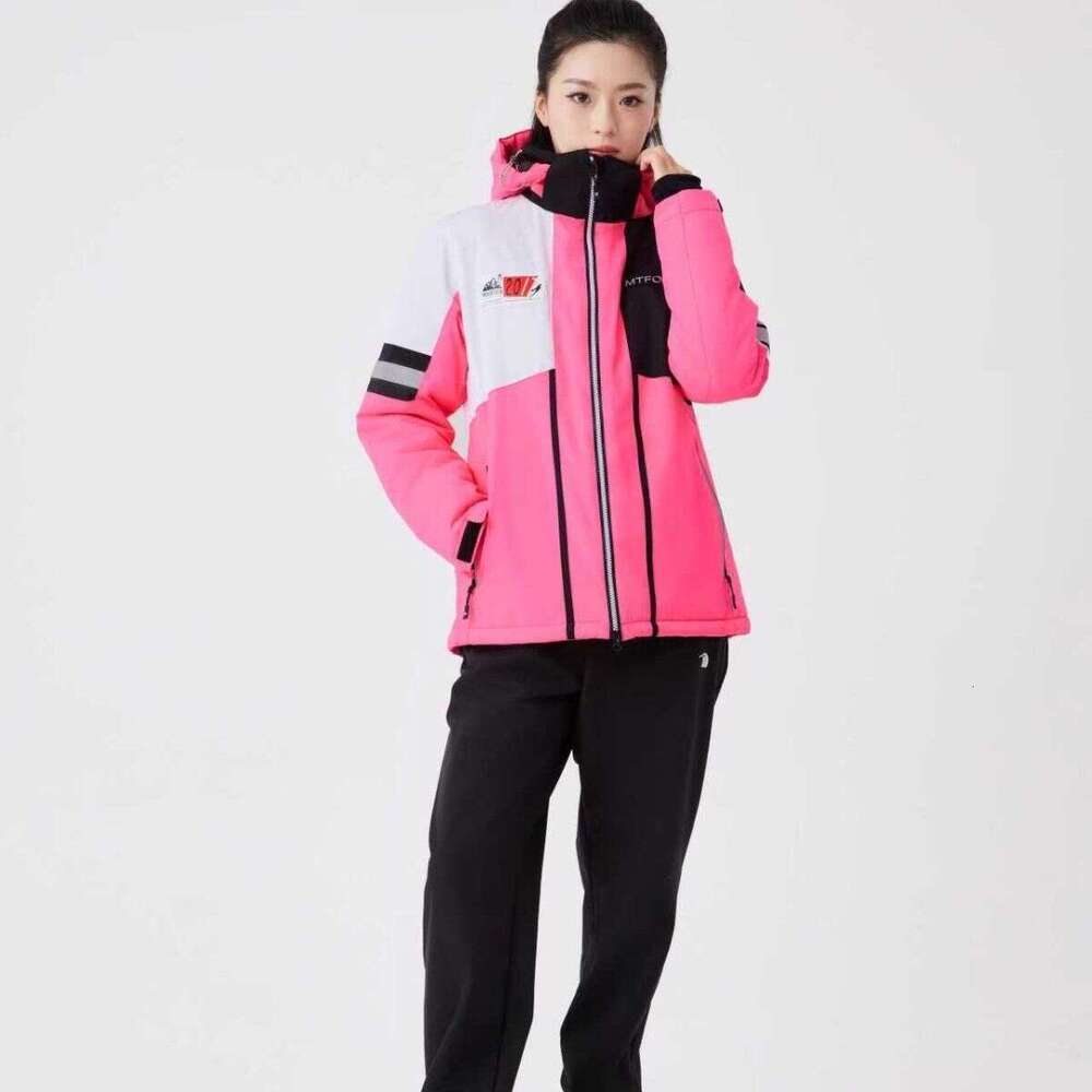 Outdoor Sports Skiing Jackets Female Mountain Hooded 2025 Woman Snow Coats Snowboard Clothes Winter Warm Windproof Ski Outerwear