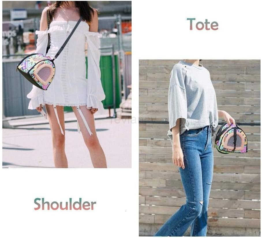 Hamster Carrier Bag Gerbil Outgoing Travel Pouch Sugar Glider Breathable Carrying Strap with Zipper Suitable for Rat Hamster MiceW250912