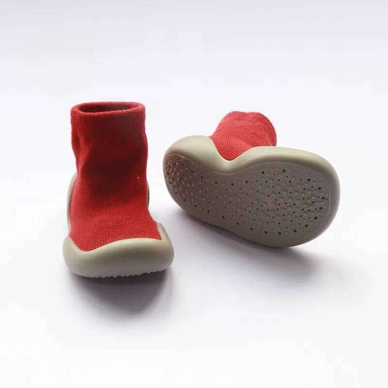 Baby Walking Spring Autumn Solid Color Anti Slip Children's Shoes Floor Socks for Boys and Girls