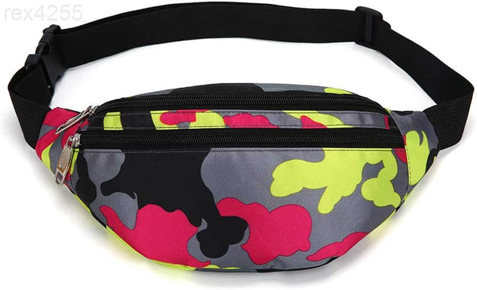 Fanny Pack for Men Women Fashion Waterproof Waist Packs with Adjustable Belt Casual Bag Bum Bags for Travel Sports RunningW250912