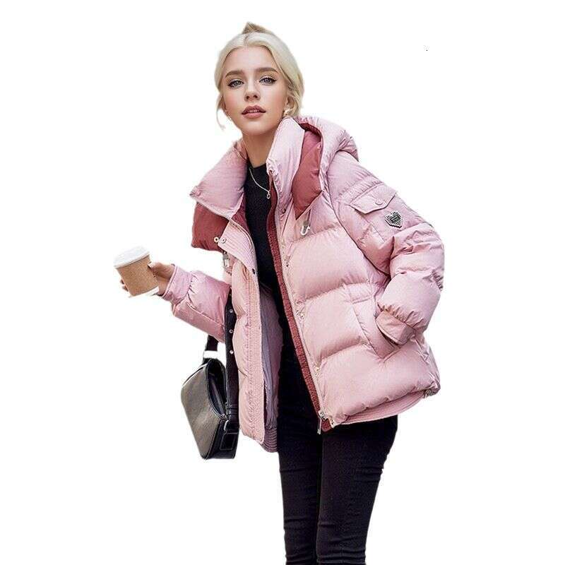 Down Women's New Short Style, Winter , Small And Thick Bread Jacket, Cotton Coat, Outerwear, Trendy