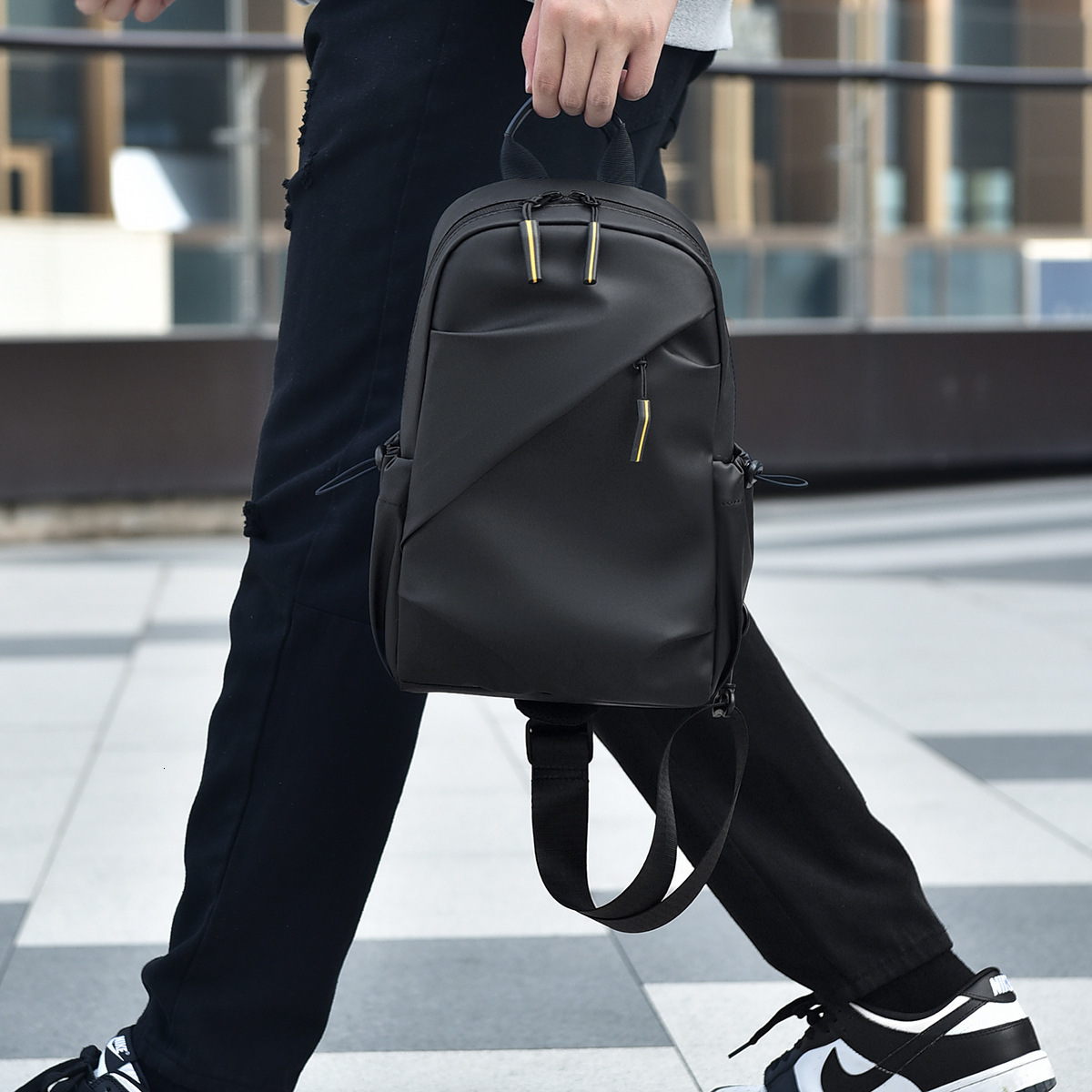 New Single Luxury Bag Shoulder Bag Large Capacity Men S Waterproof Wear Resistant Business Designer Bag Commuting Daily Travel Crossbody Free Shipping